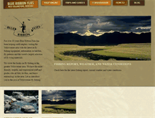 Tablet Screenshot of blue-ribbon-flies.com